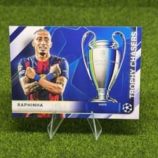 2025-26 Topps UEFA Club Competitions Trophy Chasers Raphinha #TC-9 card