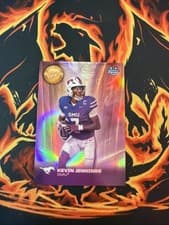 2025 Bowman University Chrome Dean's List Refractor Kevin Jennings #DL-12 card