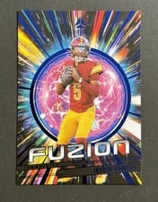 2025 Panini Luminance Fuzion Jayden Daniels #15 card
