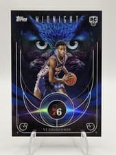 2025-26 Topps Midnight Night Owls VJ Edgecombe #NO-18 card