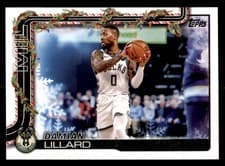 Damian Lillard 2025 Topps Holiday card