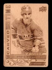 2024-25 Upper Deck Engrained Icons Carved in Time Steve Shutt #CT-SH card