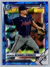 Spencer Schwellenbach 2021 Bowman Draft Sapphire card