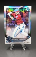 2025 Bowman Chrome Rookie Autographs Connor Norby #CRA-CN card