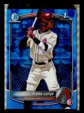Pedro Catuy 2025 Bowman Chrome Sapphire Edition Prospects card