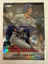 2019 Topps Chrome the Family Business Corey Seager #FBC-17