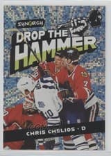 Chris Chelios 2024-25 Upper Deck Synergy Drop the Hammer! card