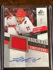 2025-26 SP Game Used Inked Rookie Sweaters Alexander Nikishin #IRS-AN card