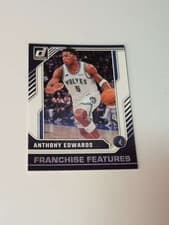 2024-25 Donruss Franchise Features Anthony Edwards #28 card