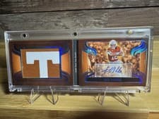 2025 Panini Silhouette Jumbo Patch Auto Booklet Arch Manning #1 card