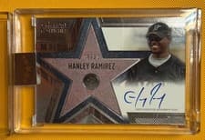 2025 Topps Five Star Stars and Stitches Autographs Hanley Ramirez #SS-HR card