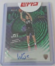 2025-26 Finest Colossal Shots Autographs Walter Clayton Jr. #CS-WC card