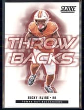 2025 Score Throwbacks Bucky Irving #23 card