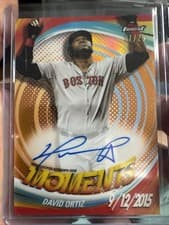 2025 Finest Moments Autographs David Ortiz #FMA-DO card