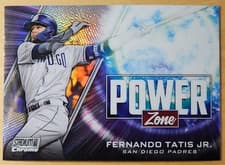 Fernando Tatis 2020 Stadium Club Chrome Power Zone card