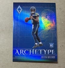 2025 Panini Phoenix Archetype Jalen Milroe #19 card