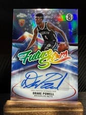 2025-26 Topps Chrome Future Stars Autographs Drake Powell #FS-DP card