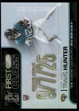 2025 Topps Signature Class First Class Travis Hunter #FC-9 card