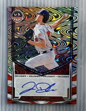 2025 Panini Stars & Stripes Collegiate National Team Signatures Jason DeCaro #NTS-JD card