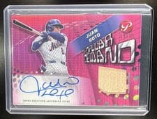 2025 Topps Pristine Popular Demand Autograph Relics Juan Soto #PPDAR-JS card