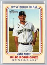 2023 Topps Heritage Award Winners Julio Rodriguez #AW-6 card