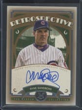 2025 Topps Museum Collection Retrospective Signatures Ryne Sandberg #RS-RS card