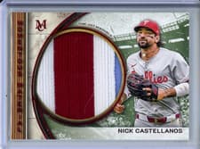 2025 Topps Museum Collection Momentous Material Jumbo Patch Relics Nick Castellanos #MMJP-NC card