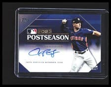 Alex Bregman 2024 Topps Postseason Performance Autograph card