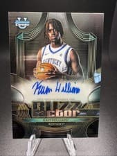 2025-26 Bowman Buzz Factor Autographs Kam Williams #BZA-KW card