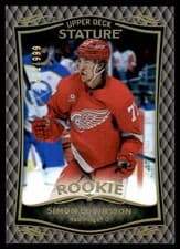 2024-25 Upper Deck Stature 2023-24 Base Rookies Update Simon Edvinsson #39 card