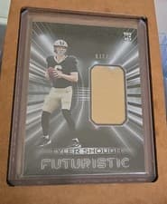 2025 Panini Black Futuristic Relics Tyler Shough #20 card