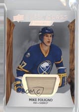 Mike Foligno 2024-25 Upper Deck Engrained Icons Cuts of Class Relics card