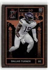 Dallas Turner 2024 Topps Signature Class Odyssey card