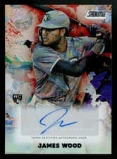 2025 Stadium Club Abstract Autographs James Wood #AA-JW card