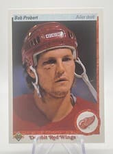 Bob Probert 1990 Upper Deck card