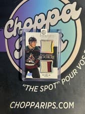 2024-25 Upper Deck Black Diamond Exquisite Collection Dual Swatch Rookies Josh Doan #EDS-JD card