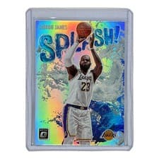 LeBron James 2021 Panini Donruss Optic Splash card