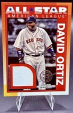 2025 Topps 1990 Topps Baseball All-Star Relics David Ortiz #90ASR-DO card