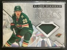 2024-25 Upper Deck Black Diamond Diamond Debut Relics Jersey Liam Ohgren #DD-LO card