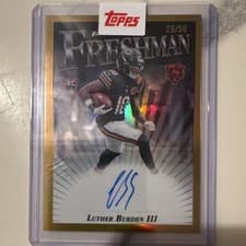 2025 Finest Finest Freshman Autographs Luther Burden III #FFA-LB card