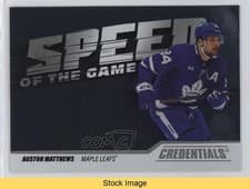 2024-25 Upper Deck Credentials Speed of the Game Stars Auston Matthews #SG-AM card