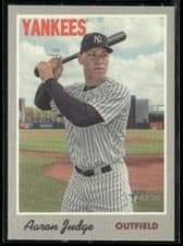 2019 Topps Heritage 1970 Cloth Stickers Aaron Judge #1
