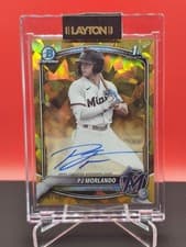 2025 Bowman Sapphire Edition Autographs PJ Morlando #CPS-PM card