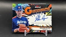 2025 Finest Gustographs Autograph Nolan Ryan #G-NR card