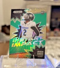 2025 Panini Prizm Draft Picks Instant Impact Shedeur Sanders #15 card