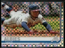 Ozzie Albies 2019 Topps Chrome card