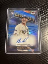 2025 Finest Debut Autographs Brooks Lee #DAV-BL card
