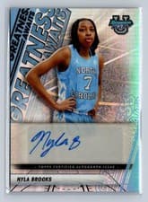 2025-26 Bowman University Best Greatness Awaits Autographs Nyla Brooks #GA-NB card