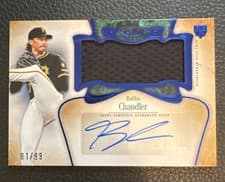 2026 Topps Tier One Autographed Tier One Jumbo Relics Bubba Chandler #AT1JR-BC card