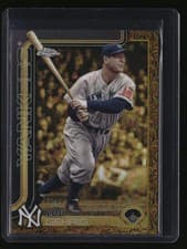 2025 Topps Gilded Collection Base Set Lou Gehrig #58 card